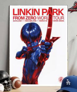 Linkin Park From Zero 2026 Tour Australia Poster At Spark Arena Auckland On March 18th 2026 Home Decor Poster Canvas