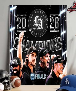 Los Angeles Golf Club Are The 2026 TGL Champions Sofi Cup Home Decor Poster Canvas