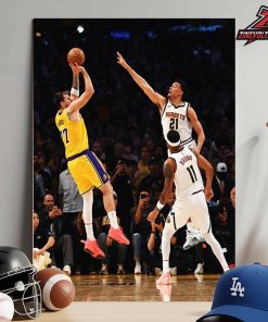Luka Doncic Hits The Go-Ahead Jumper To Win Game For The Lakers In Overtime A Snapshot Of The Game-Winner Luka Magic Home Decor Poster Canvas