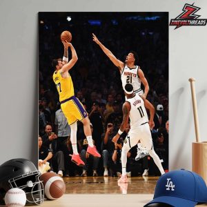 Luka Doncic Hits The Go-Ahead Jumper To Win Game For The Lakers In Overtime A Snapshot Of The Game-Winner Luka Magic Home Decor Poster Canvas