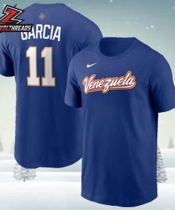 Maikel Garcia Venezuela Baseball Nike Name And Number Two Sided Unisex T-Shirt
