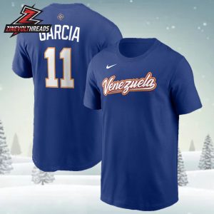 Maikel Garcia Venezuela Baseball Nike Name And Number Two Sided Unisex T-Shirt