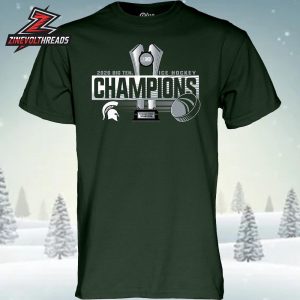 Michigan State Spartans 2026 Big Ten Men’s Hockey Regular Season Champions Locker Room Unisex T-Shirt