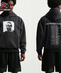 Nike’s LeBron Masked Menace Hoodie References MF DOOM’s Madvillainy LeBron James Mask Miami 2014 Two Sided Unisex T-Shirt