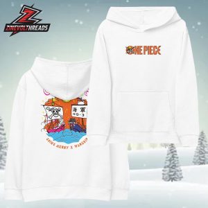 One Piece Live Action Season 2 Into The Grands Line Going Merry x Warship Hoodie Two Sided Unisex T-Shirt