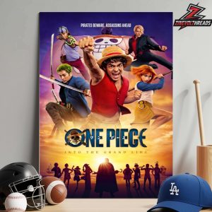 One Piece Live Action Season 2 Into The Grands Line Poster Pirates Beware Home Decor Poster Canvas