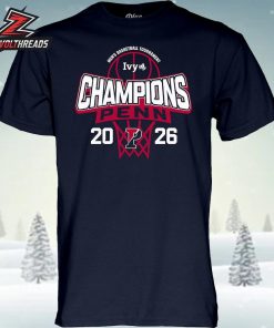Pennsylvania Quakers 2026 Ivy League Men’s Basketball Tournament Champions Unisex T-Shirt