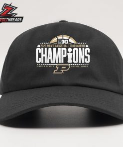 Purdue Boilermakers 2026 Big Ten Men’s Basketball Tournament Champions Locker Room Snapback Classic Hat Cap