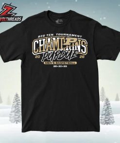 Purdue Boilermakers 2026 NCAA Men’s Baketball Big Ten Tournament Champions Banner Tee Unisex T-Shirt