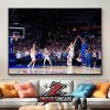 Shai Gilgeous-Alexander OKC Thunders Game Winner Stepback 3-Points In Match Versus Denver Nuggets NBA 2025-26 Home Decor Poster Canvas