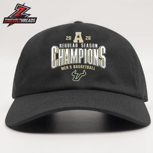 South Florida Bulls 2026 AAC Men’s Basketball Regular Season Champions Locker Room Snapback Classic Hat Cap