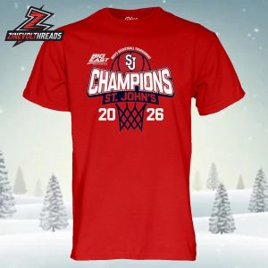 St. John’s Red Storm 2026 Big East Men’s Basketball Tournament Champions Unisex T-Shirt