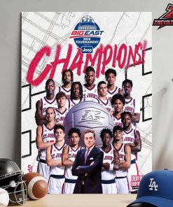 St. John’s Red Storm Are 2026 Big East Men’s Basketball Tournament Champions Home Decor Poster Canvas