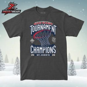 St. John’s Red Storm NCAA 2026 Men’s Basketball Big East Tournament Champions Official Locker Room Tee Unisex T-Shirt