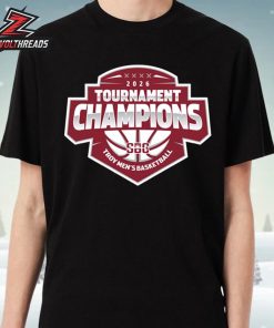 Troy Trojans 2026 Sun Belt Men’s Basketball Tournament Champions Logo Unisex T-Shirt