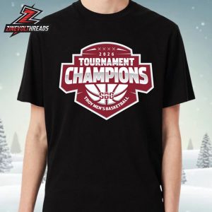 Troy Trojans 2026 Sun Belt Men’s Basketball Tournament Champions Logo Unisex T-Shirt