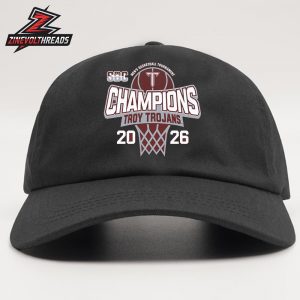 Troy Trojans 2026 Sun Belt Men’s Basketball Tournament Champions Snapback Classic Hat Cap