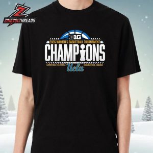 UCLA Bruins 2026 Big Ten Women’s Basketball Tournament Champions Locker Room Unisex T-Shirt