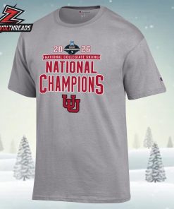 Utah Utes 2026 NCAA Skiing National Champions Unisex T-Shirt