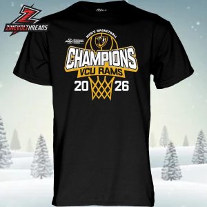 VCU Rams 2026 A-10 Men’s Basketball Tournament Champions Unisex T-Shirt