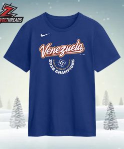 Venezuela Baseball Nike 2026 World Baseball Classic Champions Arched Logo Unisex T-Shirt