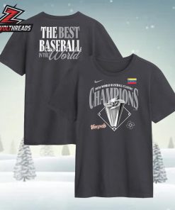 Venezuela Baseball Nike 2026 World Baseball Classic Champions Locker Room Two Sided Unisex T-Shirt