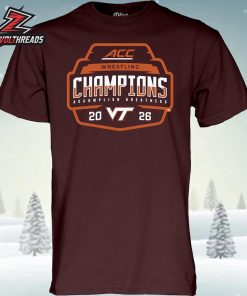 Virginia Tech Hokies 2026 ACC Men’s Wrestling Tournament Champions Unisex T-Shirt