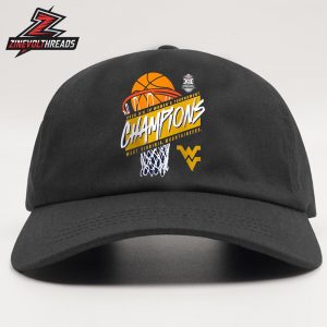 West Virginia Mountaineers 2026 Big 12 Women’s Basketball Tournament Champions Snapback Classic Hat Cap