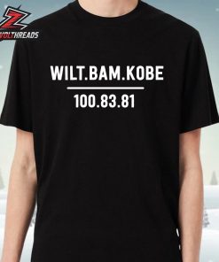 Wilt Bam Kobe 100 83 81 3 Players Most Points In A Game In NBA History Unisex T-Shirt