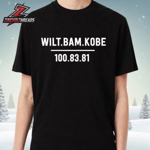Wilt Bam Kobe 100 83 81 3 Players Most Points In A Game In NBA History Unisex T-Shirt