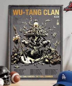 Wu-Tang Clan Tour 2026 Poster Wu Tang Forever The Final Chamber Silver Edition Home Decor Poster Canvas