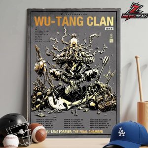 Wu-Tang Clan Tour 2026 Poster Wu Tang Forever The Final Chamber Silver Edition Home Decor Poster Canvas