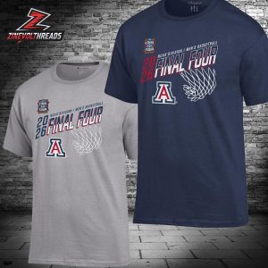 Arizona Wildcats NCAA Men’s Basketball 2026 Tournament March Madness Final Four Unisex T-Shirt