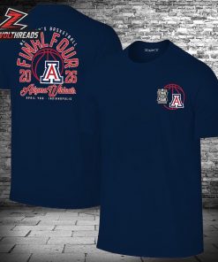 Arizona Wildcats NCAA Men’s Basketball Tournament March Madness 2026 Final Four Two Sided Unisex T-Shirt