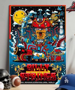 Billy Strings Artwork Merchandise Poster By Dr JuanPa At Benchmark International Arena Tampa FL On April 8th 2026 Home Decor Poster Canvas