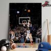 LeBron James A Chase-Down Block On Donovan Mitchell 5 Seconds Into The Game Lakers Versus Cavaliers Home Decor Poster Canvas