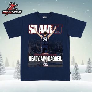 Braylon Mullins Uconn Huskies On The Slam University Cover Tee March 29th 2026 Ready Aim Dagger Unisex T-Shirt