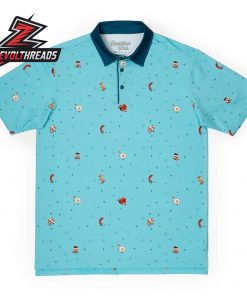 Breakfast Balls Bacon Egg Tees RSVLTS All-Day Polo ShirtBreakfast Balls Bacon Egg Tees RSVLTS Polo Shirt All Day Breakfast Print Polo For Fun And Casual Wear