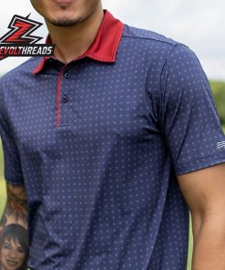 Breakfast Balls Fifty Nifty RSVLTS Polo Shirt All Day American Flag Star Print Polo For Golf And Casual Wear