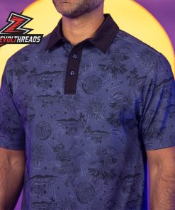 Breakfast Balls Ghoul A Dancers RSVLTS Polo Shirt All Day Dark Tropical Skull Golf Polo For Casual And Night Wear