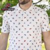 Breakfast Balls Leaf It On The Green RSVLTS Polo Shirt Tropical Golf Shirt Men Summer Polo