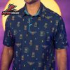 Breakfast Balls Oasis RSVLTS Polo Shirt Desert Cactus Golf Polo Men Minimal Pattern Summer Shirt