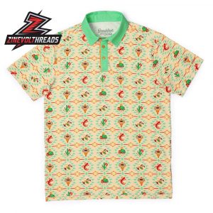 Breakfast Balls Par-Tee Time RSVLTS Polo Shirt Funny Golf Party Polo Men Casual Summer Shirt