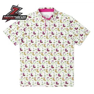 Breakfast Balls Sink Em Drink Em RSVLTS Polo Shirt Funny Golf Drinking Polo All-Day Lightweight Shirt