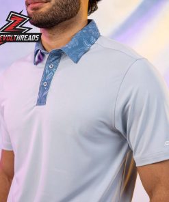 Breakfast Balls Slate Of Play RSVLTS Polo Shirt Clean Classic Golf Polo All-Day Lightweight Performance Shirt