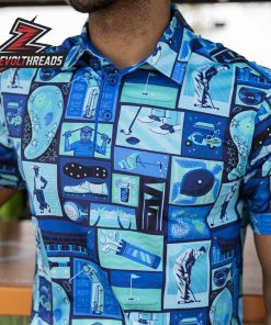 Breakfast Balls Tee-Ki Time RSVLTS Polo Shirt Tiki Golf Polo Retro Summer All-Day Shirt