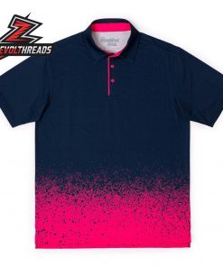 Breakfast Balls The Fade RSVLTS Polo Shirt Modern Gradient Golf Polo Minimalist All-Day Shirt