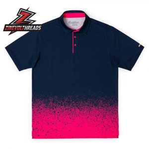 Breakfast Balls The Fade RSVLTS Polo Shirt Modern Gradient Golf Polo Minimalist All-Day Shirt