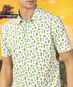 Breakfast Balls We Talkin About Cactus RSVLTS Polo Shirt Desert Cactus Golf Polo Funny All-Day Shirt