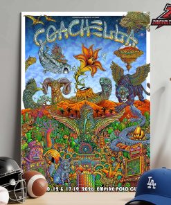 Coachella 2026 Artwork Poster At Empire Polo Club On April 10-12 And 17-19 2026 Home Decor Poster Canvas